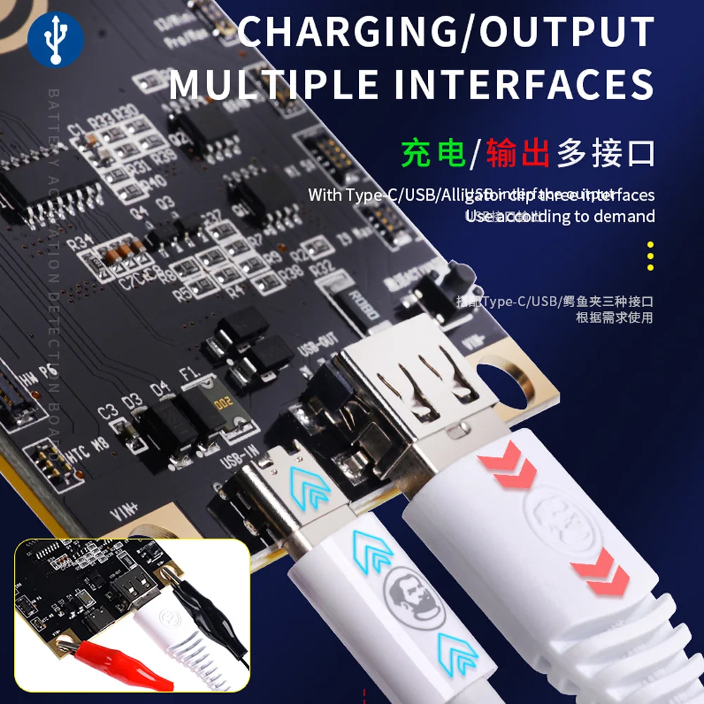 Thợ Cơ Khí BA19 BA27 Pin Kích Hoạt Phát Hiện Ban Pin Sạc Nhanh Cho iPhone 5G-13 Max Pro Android One-Click Kích Hoạt