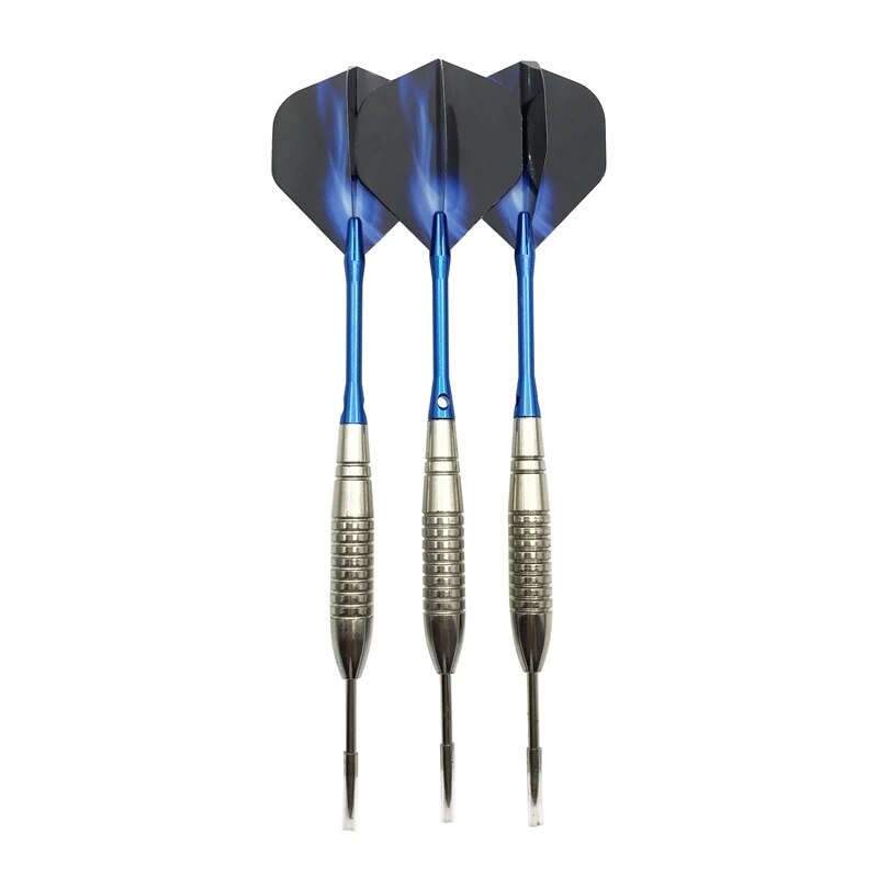 3 teile/satz Von 22g Torpedo Silber Dart Nadel Blau Aluminium Stange Blau Aurora Flügel Werfen Spiel Erwachsene Ausbildung unterhaltung
