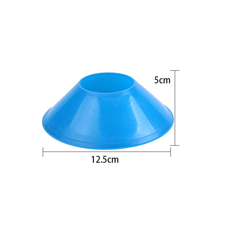 1/5/10PCS กรวยชุดกีฬาการฝึกอบรม Space Cones พร้อมขาตั้งพลาสติกสําหรับฟุตบอลฟุตบอลเกม Disc