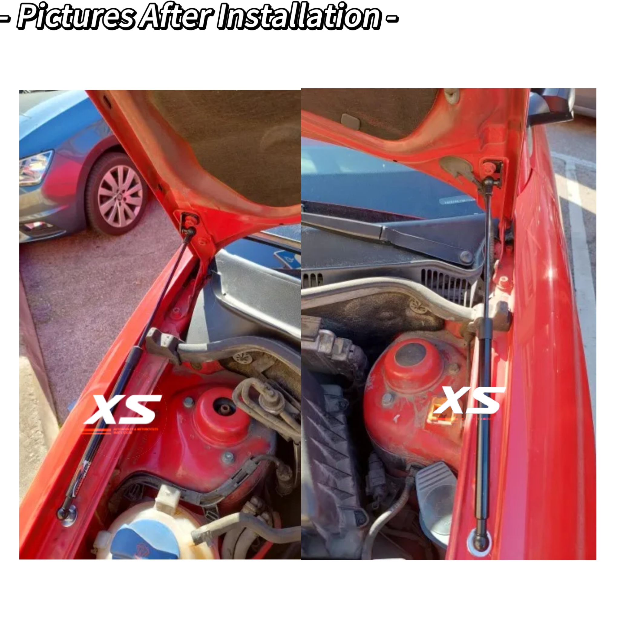 Amortecedores de capô para assento ibiza mk3 6l 2002-2008 capô dianteiro modificar choques amortecedor elevador suporta haste absorvedor cilindros de mola a gás