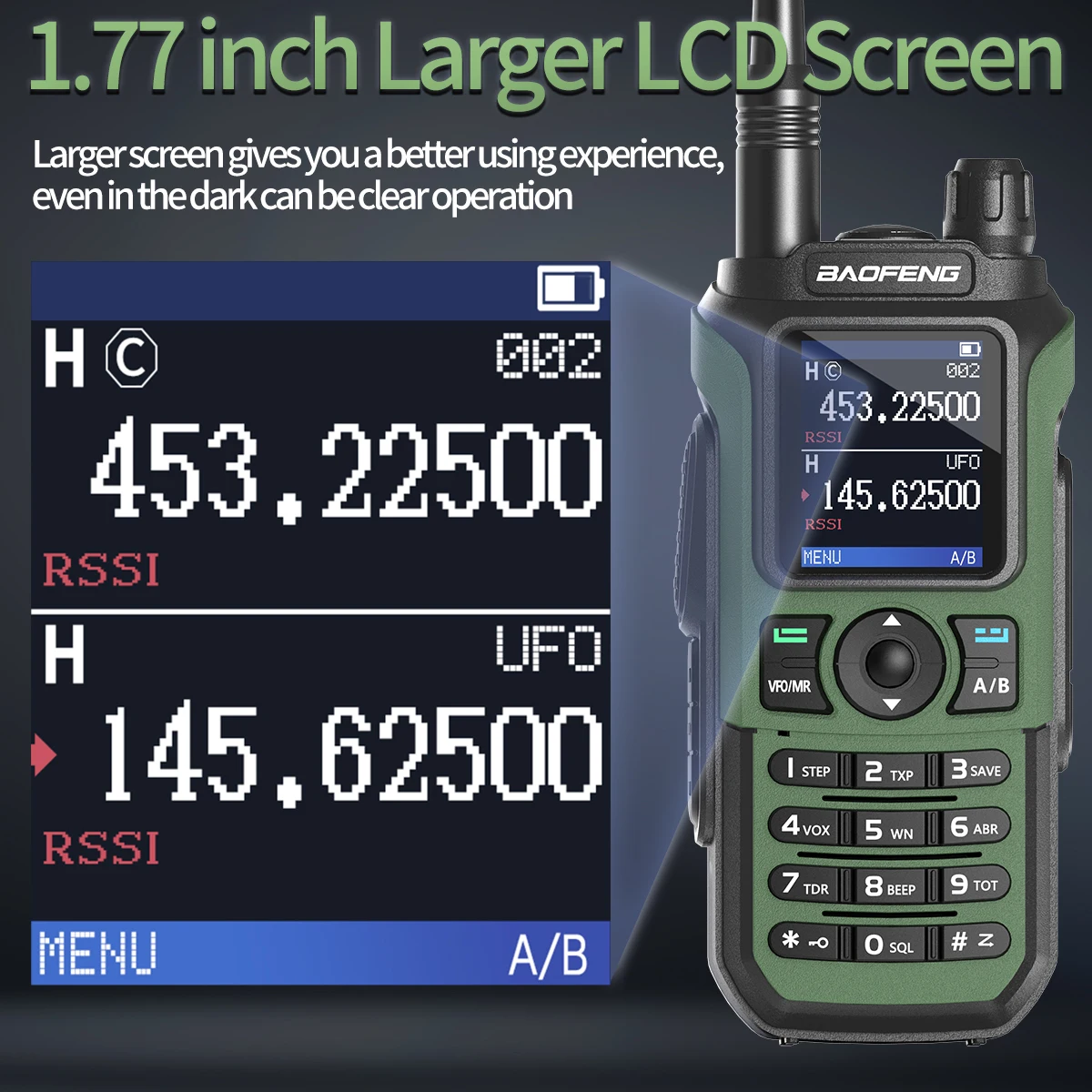Baofeng UV-21 Pro V2 Walkie Talkie Wireless Copy Frequency Full Band Powerful Long Range Two Way Radio UV-5R Radio