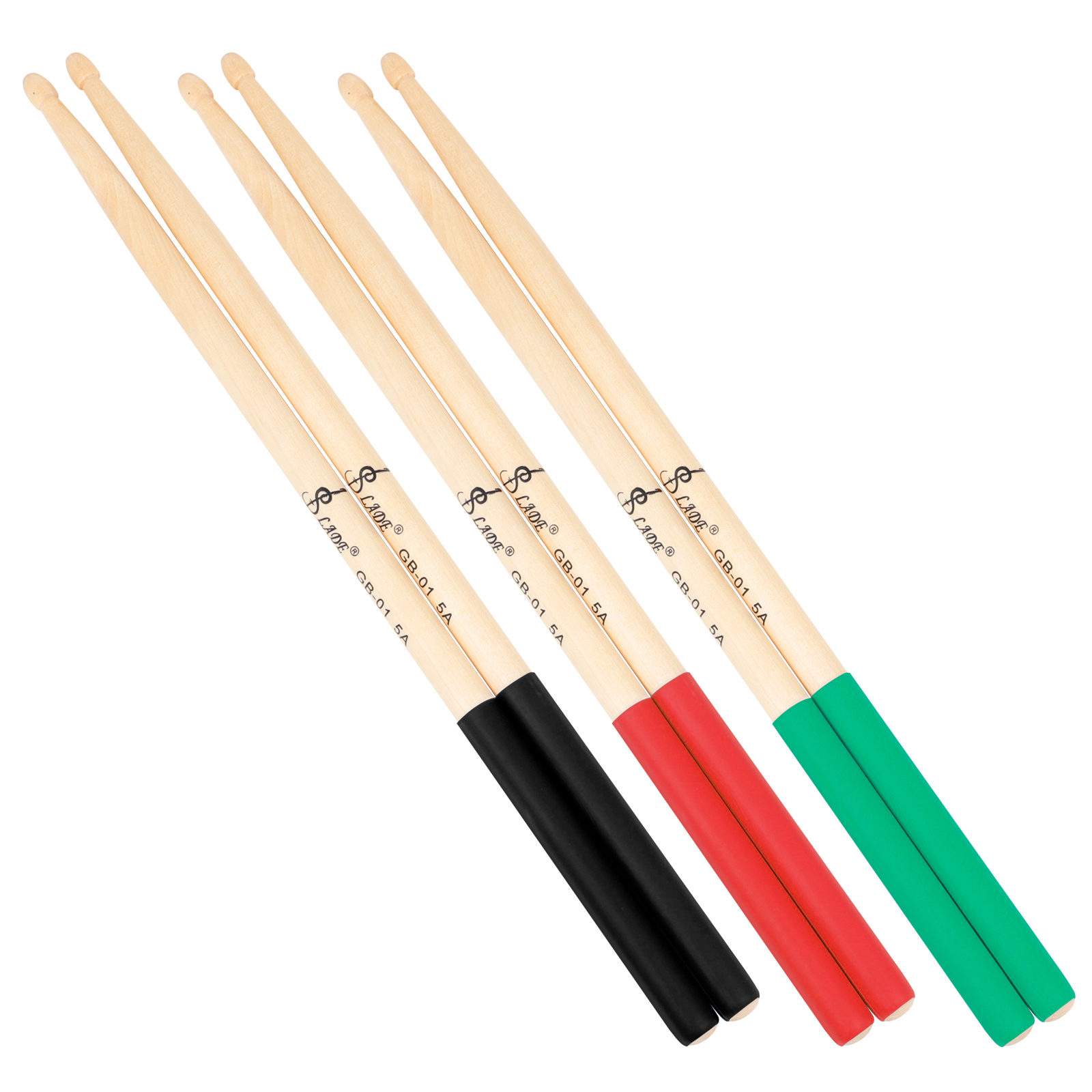 Slade 1 Paar 5a Ahorn Drumsticks profession elles Holz Percussion Zubehör 5 Farben Drum Mallets Musik instrumenten teile
