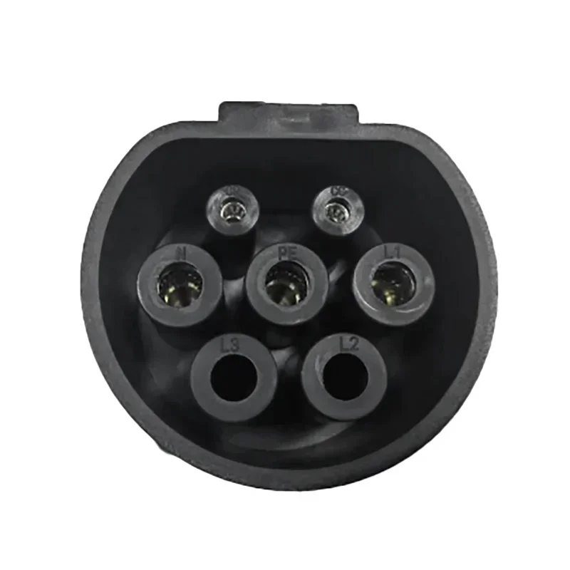 2Kohm 16A 3.5KW 220V V2L Discharger Converter TYPE 2 IEC62196-2 to Universal Schuko Socket EV Car Discharge Adapter for BYD