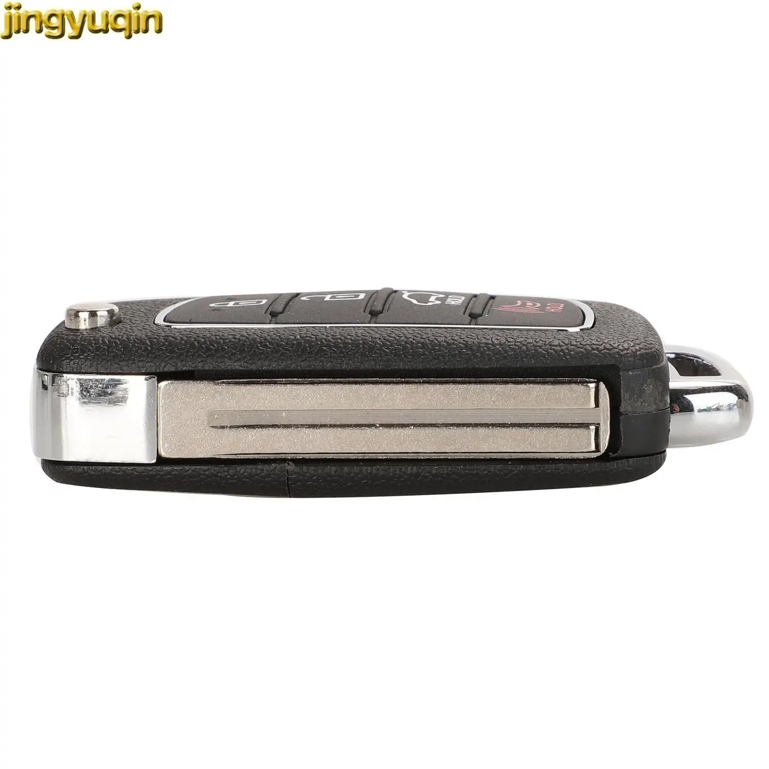 Jingyuqin 3/4B Flip Remote Chave Shell Para Hyundai HB20 Santa Fe I20/30/45 IX35/45 Mistra Accent I40 Solaris Elantra Verna Anahtar