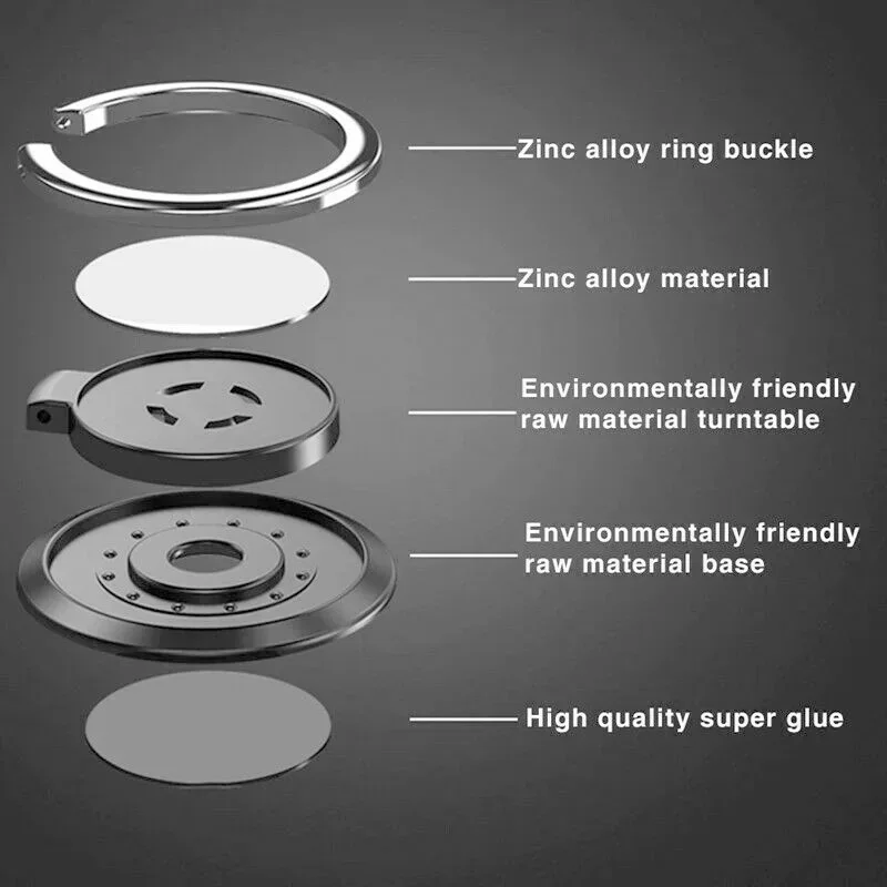 Iphone,samsung,xiaomi,huawei,磁気ワイヤレス充電器,360 ° 回転,使いやすい携帯電話ホルダー