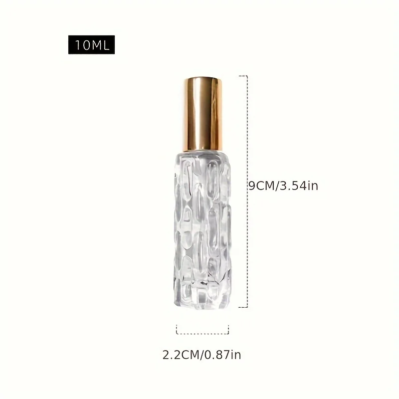 1/3/6 pezzi + 4 accessori Contenitore mini atomizzatore di profumo da viaggio da 10 ml con 3 flaconi spray, 2 imbuti, 2 divisori dispenser