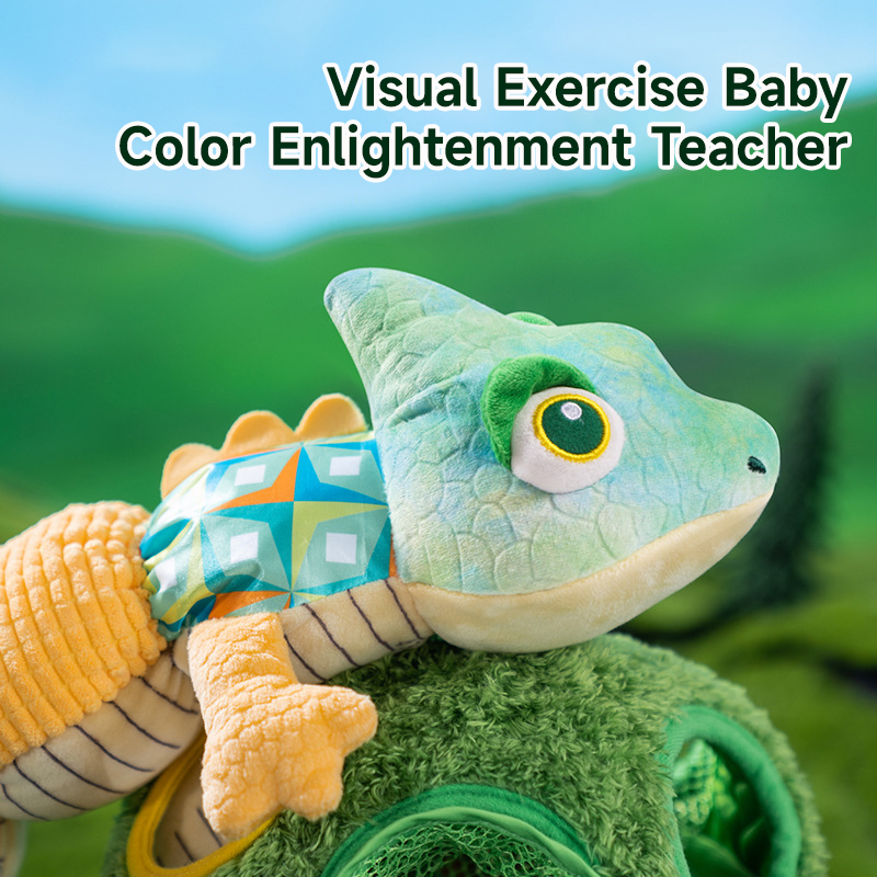 Hochet en Peluche pour Bébé, Animal Sensoriel, Dinosaure, TeWindsor, TUNITime, Jouets Interactifs pour Nouveau-Né