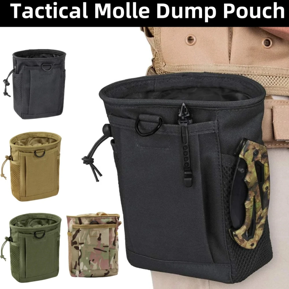 Outdoor Molle Kordelzug Munitionstasche Verstellbarer Utility-Gürtel Fanny Hüfte Hüfttasche Outdoor Munition Aufbewahrungspack Munitionstasche