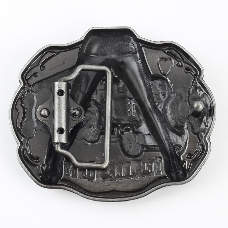Truck Pattern Belt Buckle Driver Belt Metal Buckle Belt Accessories DIY