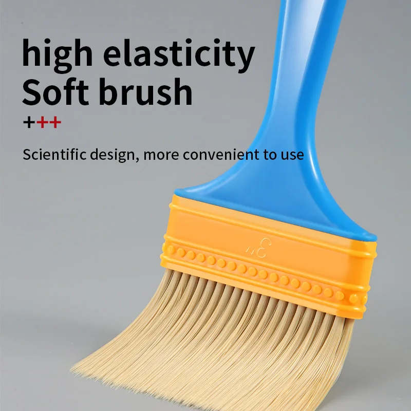 Conjunto de pincel multifuncional com cabo de plástico, para pintura parede e móveis, ferramenta para artista