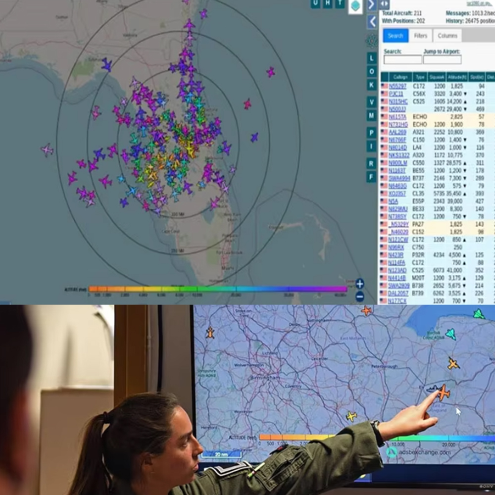 ADS-B Antenna for 1090MHz & 978MHz Flight Tracking,SMA Connector Compatible with FlightRadar2 4& RadarBox FlightStick