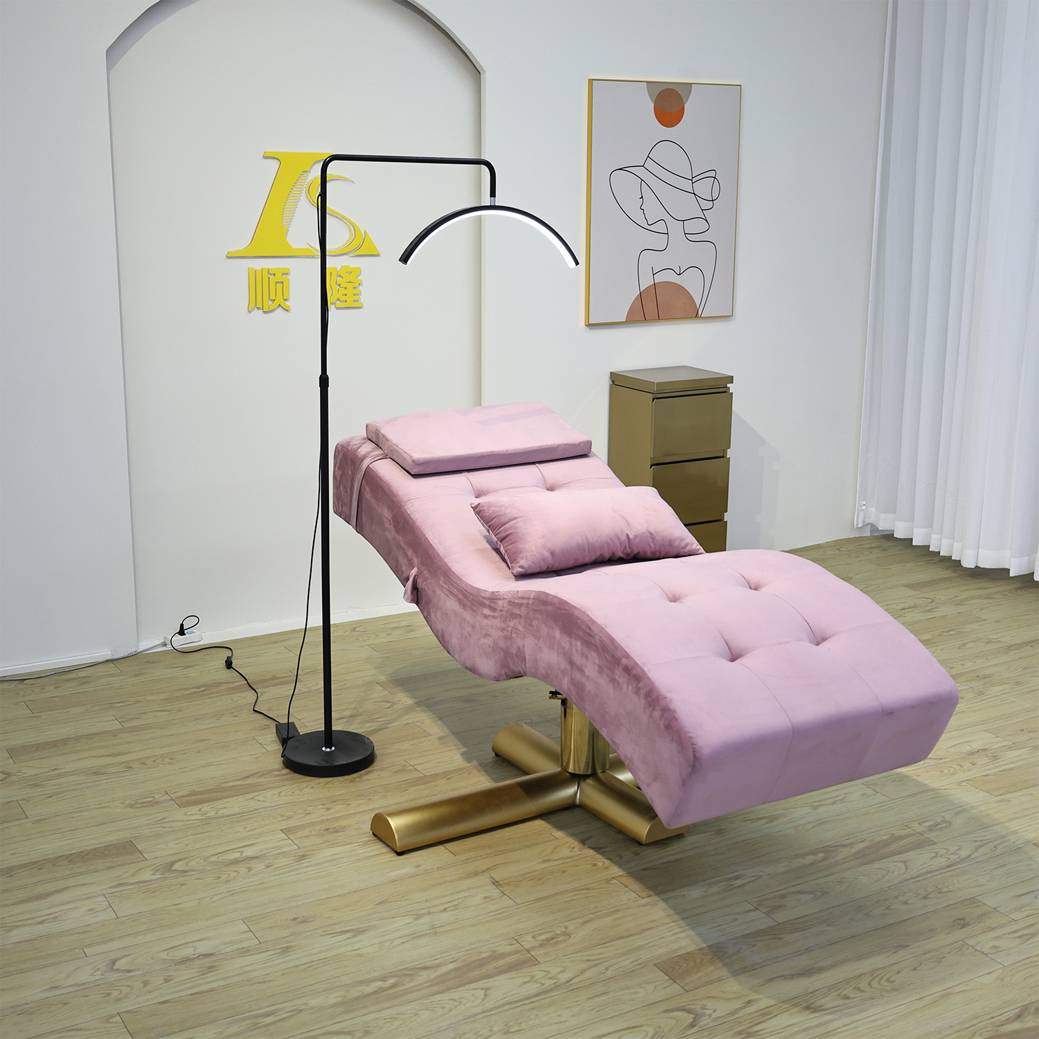 XingSheng lit de soins de beauté électrique Table de Massage d'hydrothérapie du visage Salon lits de cils Massage du corps entier meubles de SPA