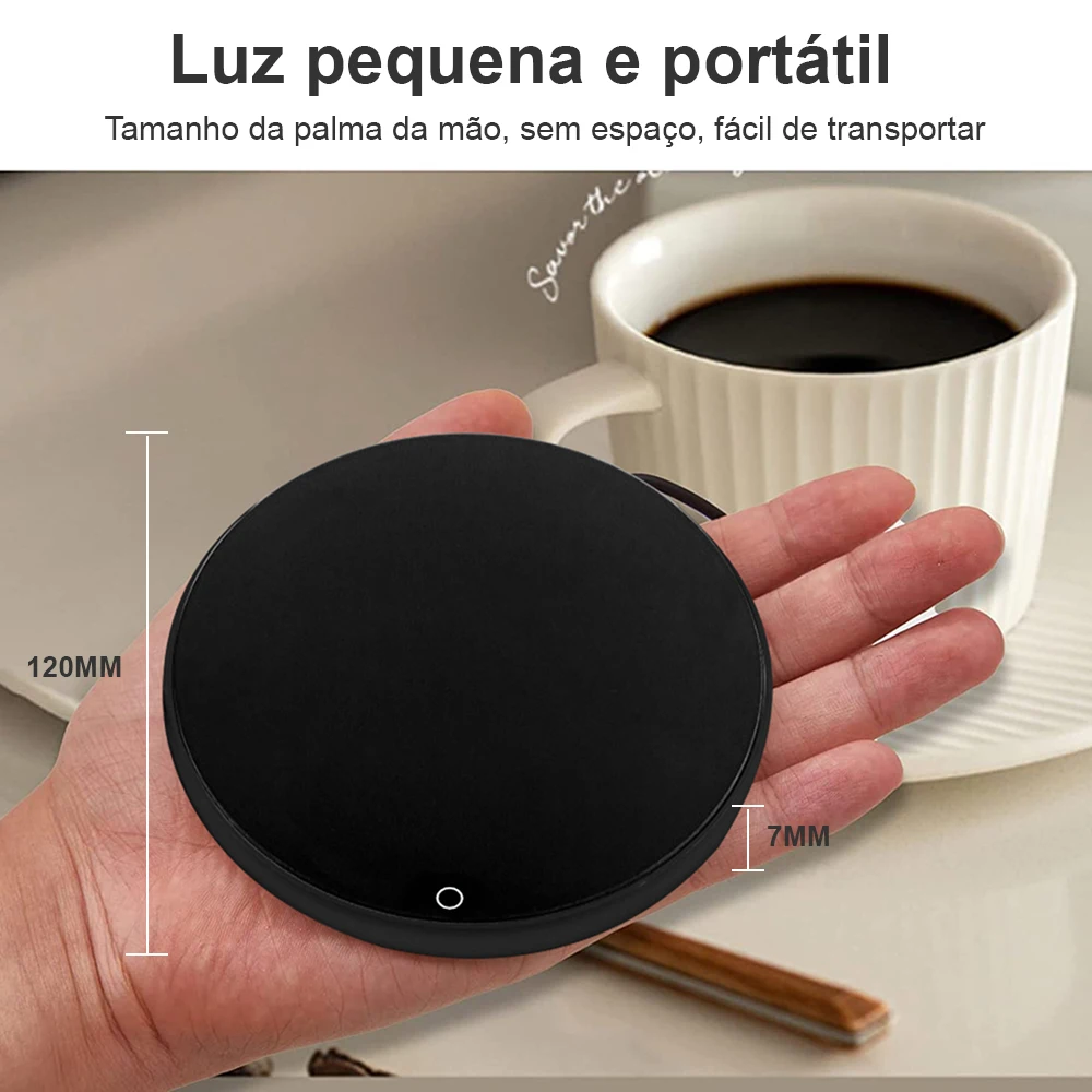 USB Electric Heating Pad para Caneca de Café, Cup Heater, Coasters termostáticos, Leite, Chá, Água, Cup Warmer para casa, Office Cup Heater
