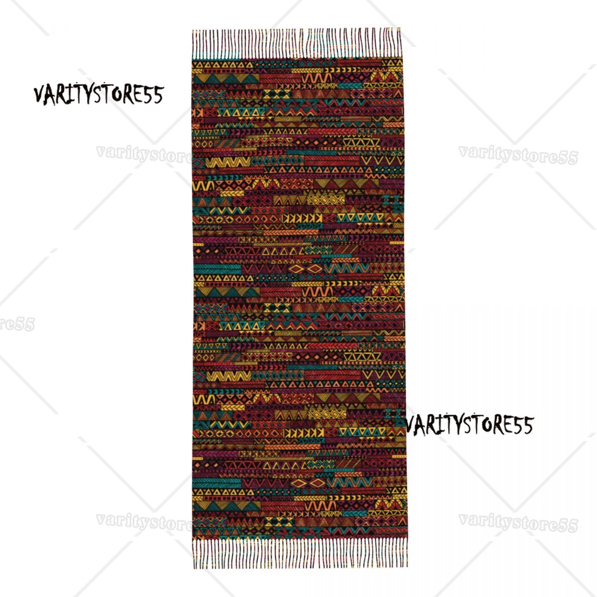 Schal im ethnischen Stil für warme Winters chals für Damen wickeln große Schals mit Quasten damen