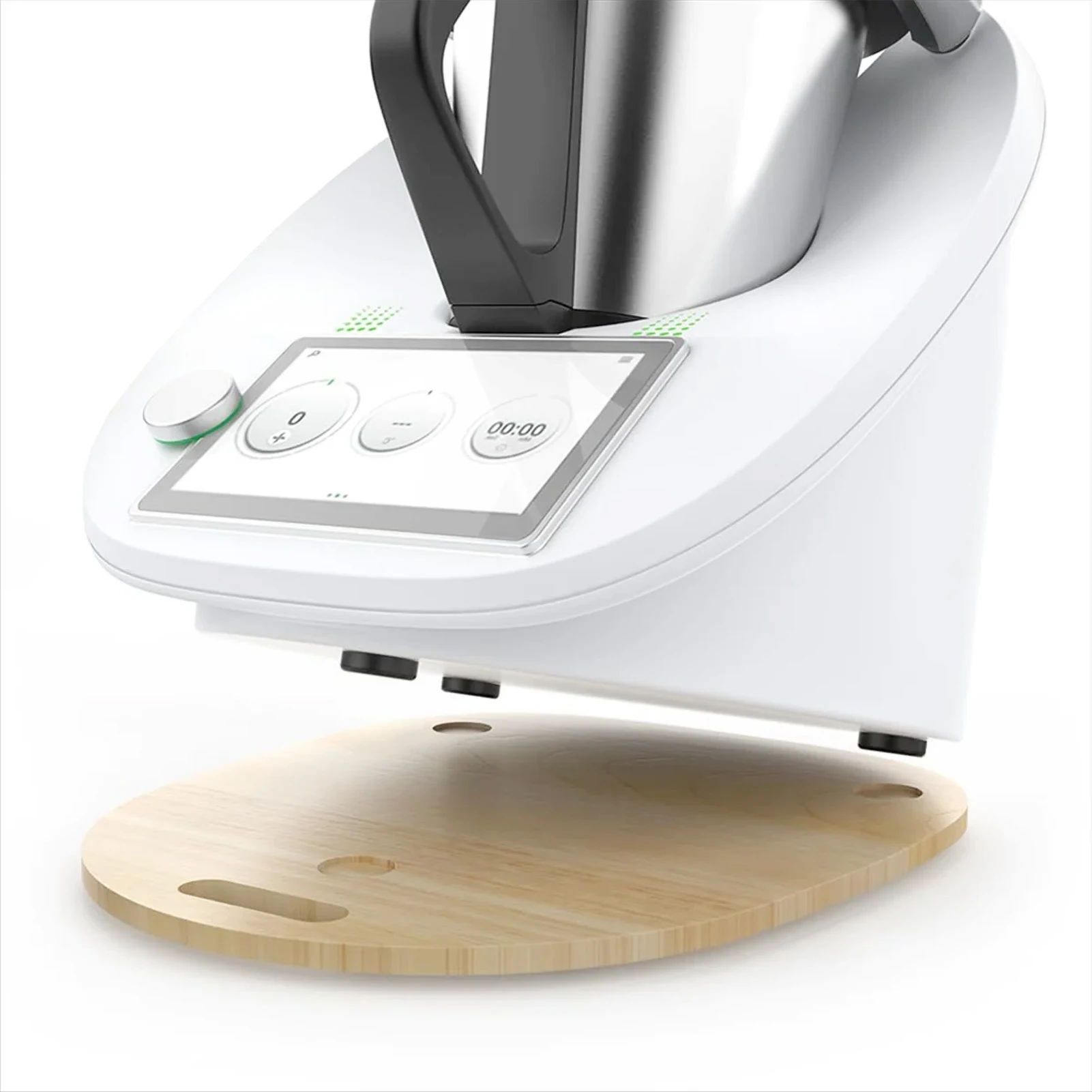 Передвижная доска для Thermomix TM5 TM6, противоскользящая площадка, фиксированный нескользящий коврик, раздвижная доска, деревянная для блендера