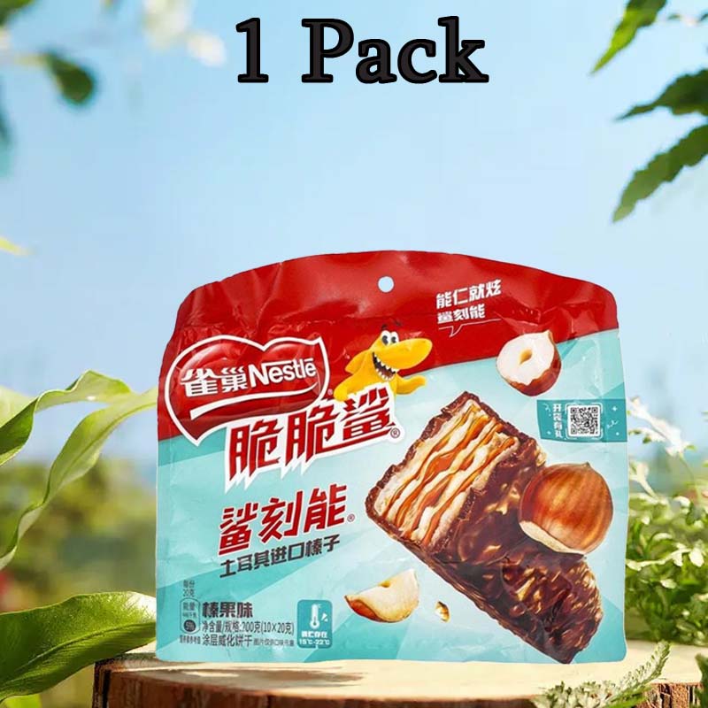 Nestle Crispy Shark Chocolate Wafer Biscuits 7.06oz(200g)*1box
