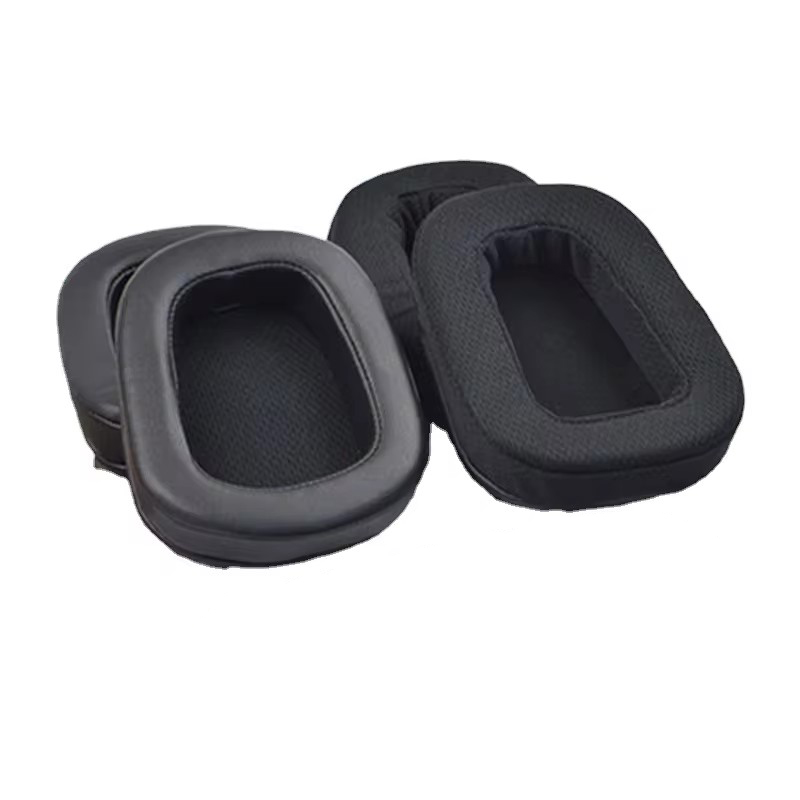 Geeignet für Logitech G633 G933 Schwamm Abdeckung Atmungsaktive Leder Mesh Ohr Abdeckung Schutzhülle Headset Ersatz Zubehör