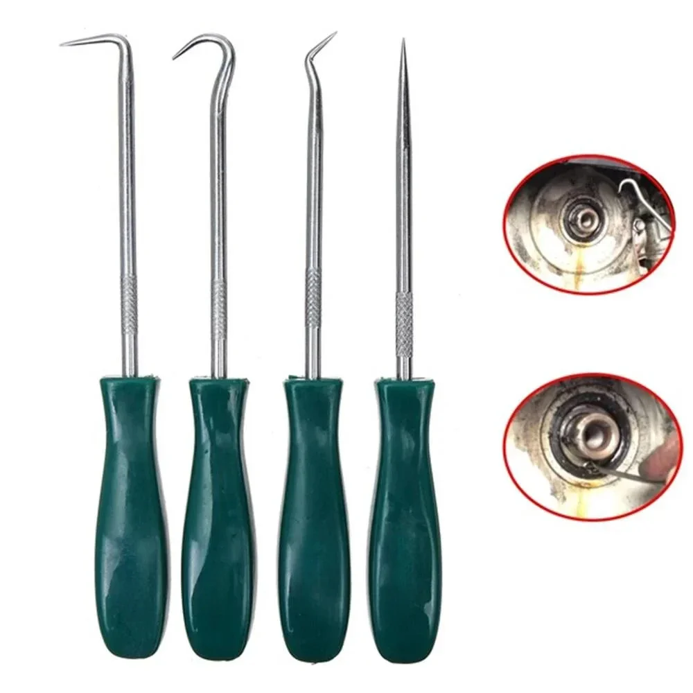 Conjunto de chaves de fenda para vedação de óleo, 4 unidades, carro, veículo, ganchos para garagens, encanadores gerais, mecânica, oficina, ferramentas de carro 135mm