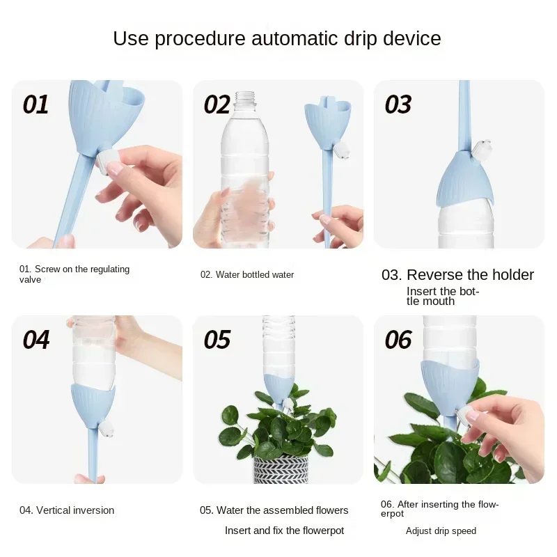 Dispositivo di irrigazione automatico Sistema di irrigazione a goccia automatico regolabile Dispositivi di irrigazione a goccia per strumenti di irrigazione per piante da fiore
