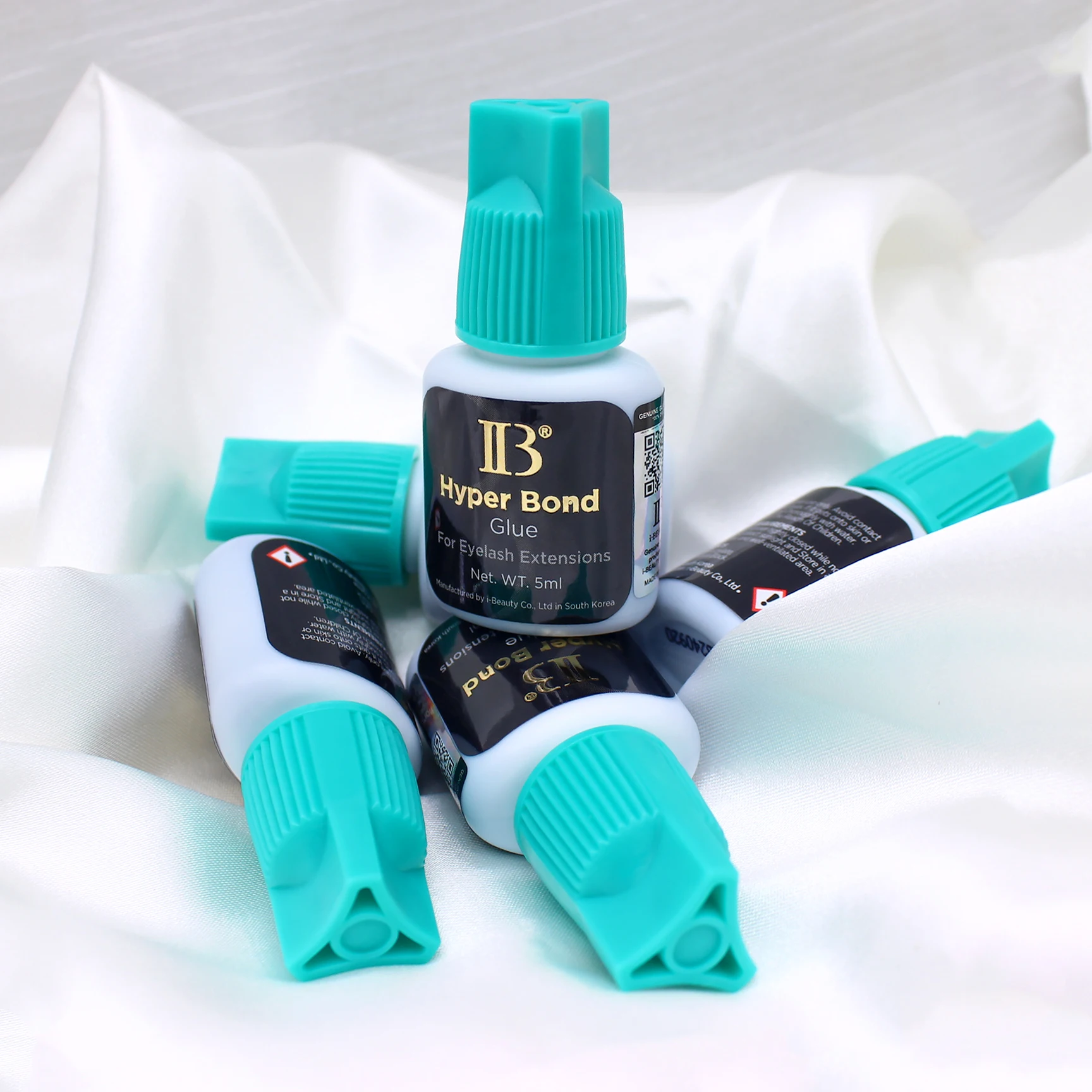 1 Bottle Original IB Super Plus Glue for Eyelash Extensions 5ml Korea Professional IB Gold Wine Red Cap Glue Makeup Tools Shop