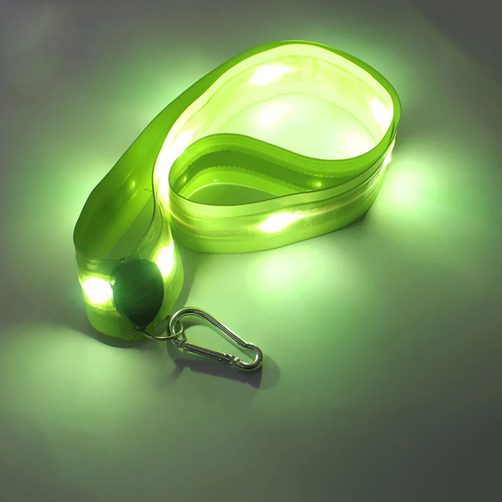 Reflective Straps Rechargeable LED Reflective Running Belt for Men Women Night Safety Outdoor Hiking Jogging Walking Light Gear