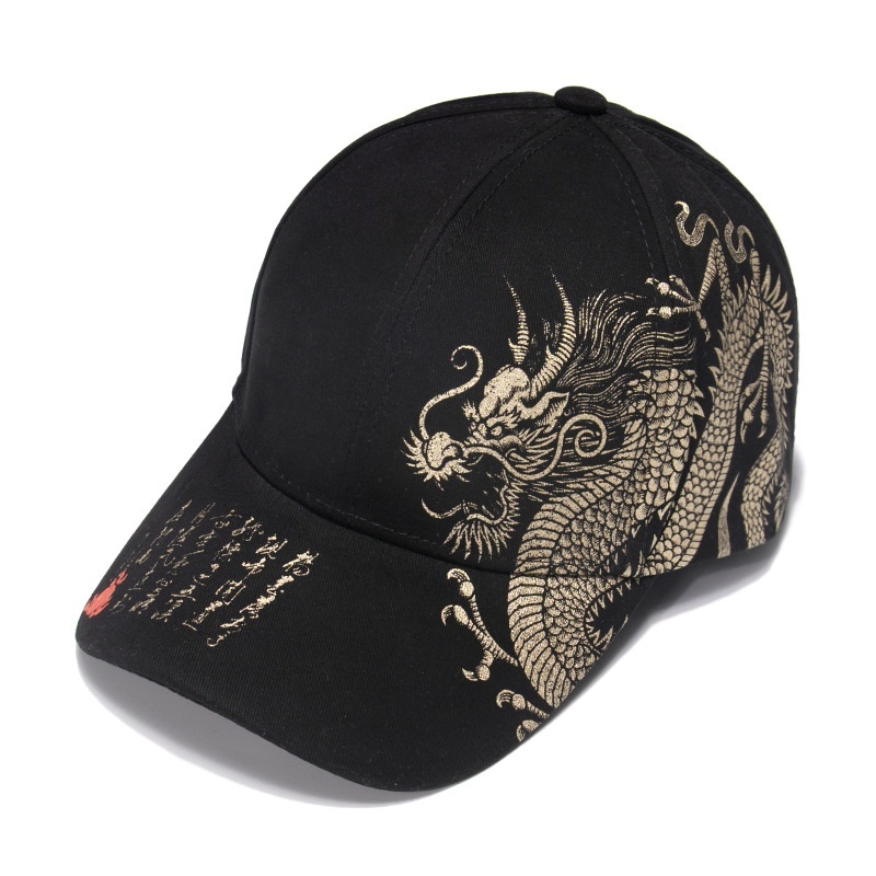แฟชั่นผู้ชายกลางแจ้งเบสบอลหมวกผู้หญิงรูปแบบมังกรหมวกฤดูร้อน Trucker หมวก Casual Sun หมวก Snapback หมวก