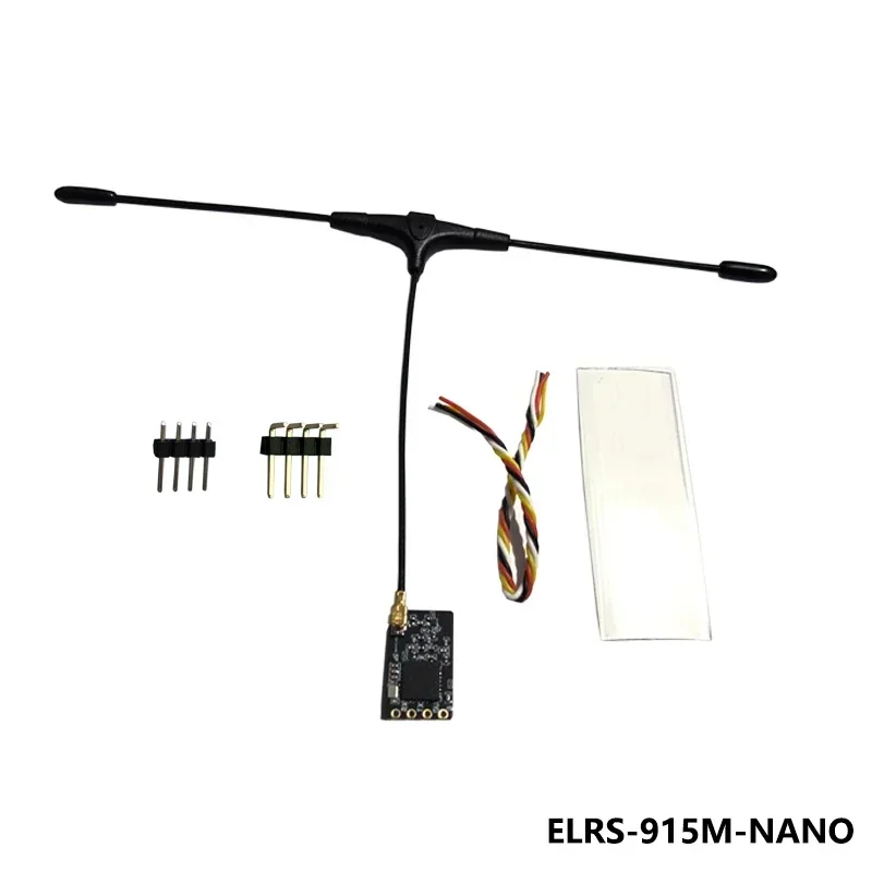 5PCS ELRS 915MHz / 2.4GHz NANO ExpressLRS Receiver With T type Antenna Support Wifi Upgrade for RC FPV Traversing Drones Parts
