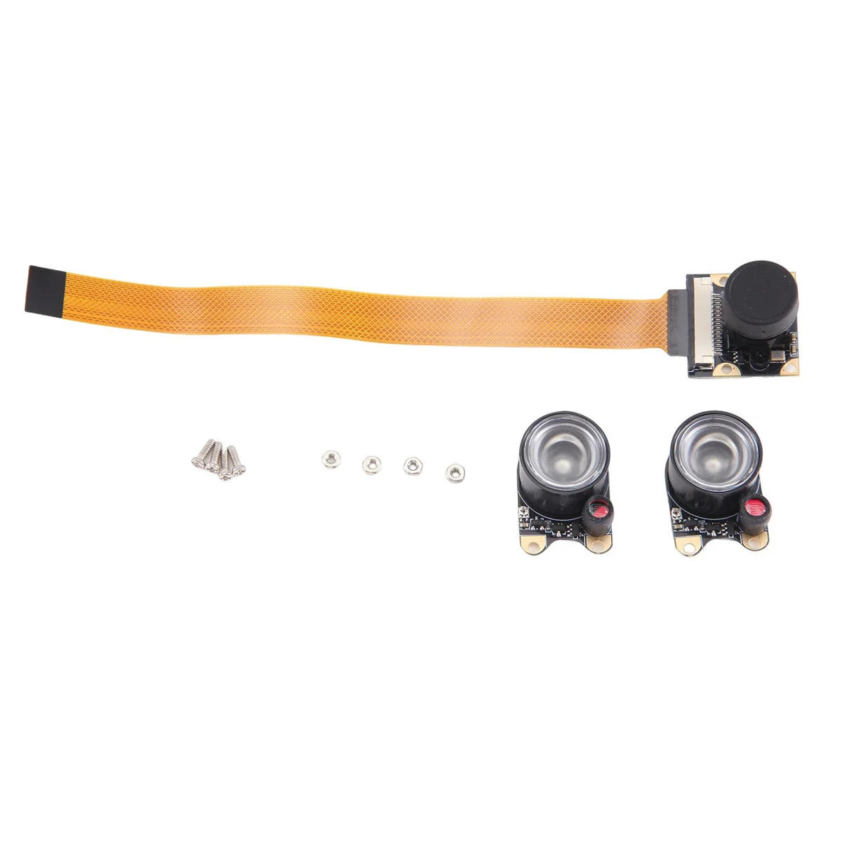 N82R para cámara Raspberry Pi 5/Zero/2W/W, módulo de enfoque ajustable de visión diurna y nocturna, OV5647 5MP 1080P 130 °   Ángulo de visión