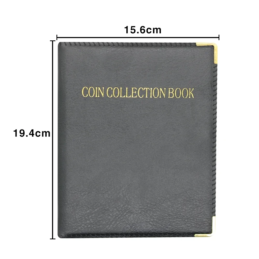 D&D 480Pockets Coin Collection Book 20 Pages Coin Collection Holder Album Commemorative Coin Organizer Storage 20/25/27/30mm