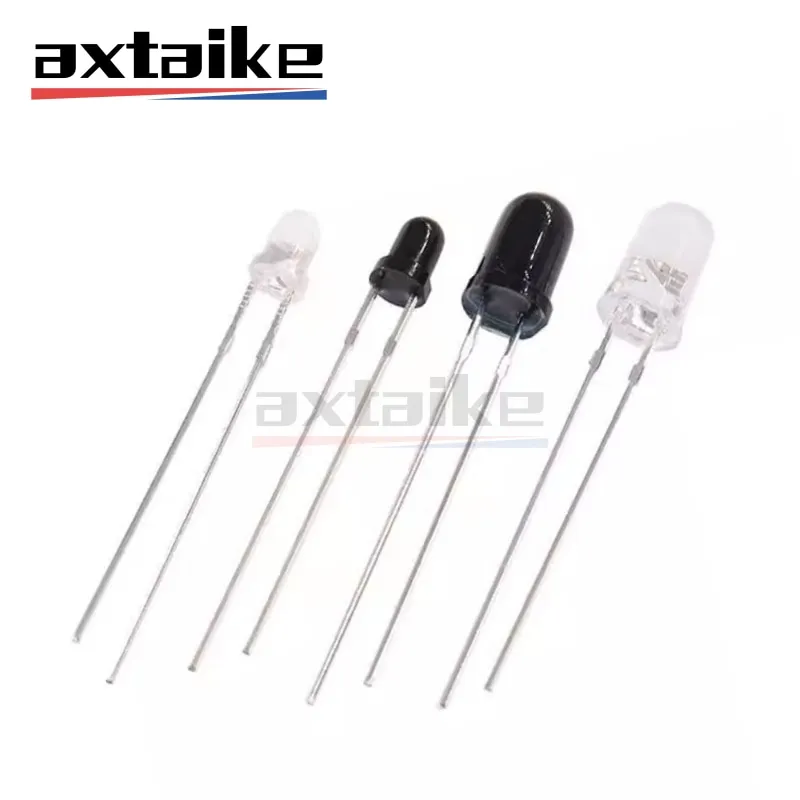 50 PZ 3mm 5mm Diodo Emettitore LED 940nm Trasmettitore di Controllo Remoto Emettitore Ricevitore Fototransistor A Infrarossi Fotodiodo FAI DA TE PCB