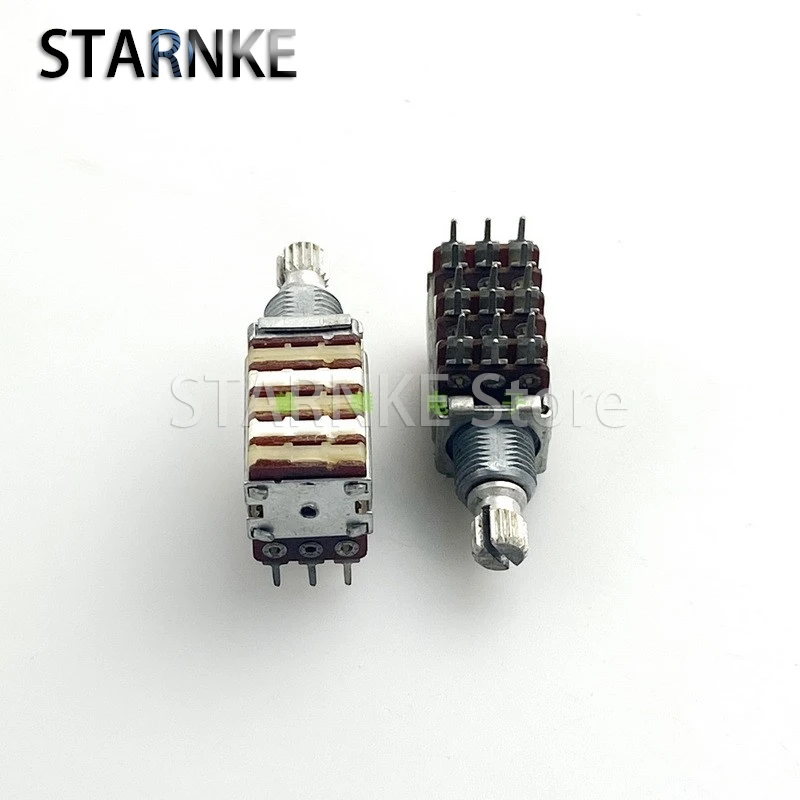 Amplifier Audio, 2 buah, potensiometer Volume tinggi dan rendah multi saluran, penguat Audio B5K B50K, 6 tautan, 12 tipe 6 buah