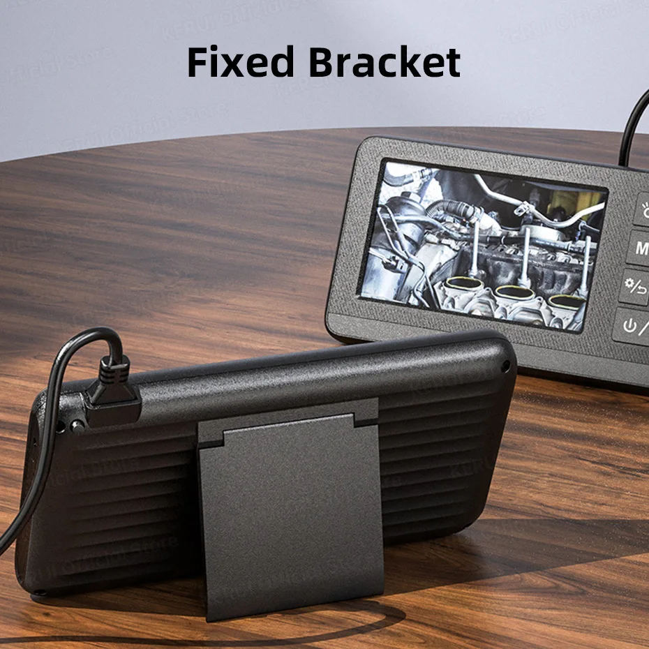 KERUI Dual- und Single-Objektiv-Endoskopkamera mit 1080P 4,3-Zoll-IPS-Bildschirm, IP67, wasserdichtes Endoskop für die Inspektion von Autohren, 2600 mAh