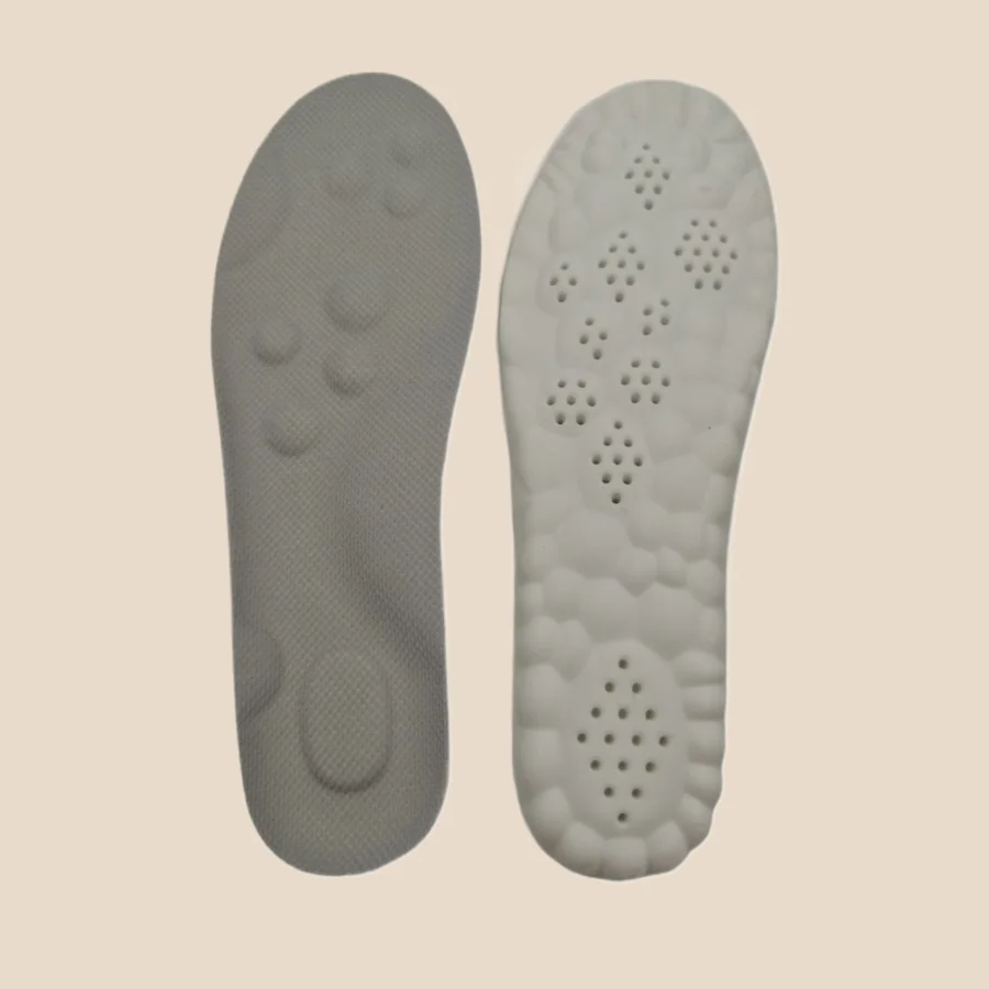 1 paio 4D scarpe morbide solette per piedi fascite plantare soletta supporto arco inserti ortopedici sport assorbimento degli urti cuscinetti per scarpe