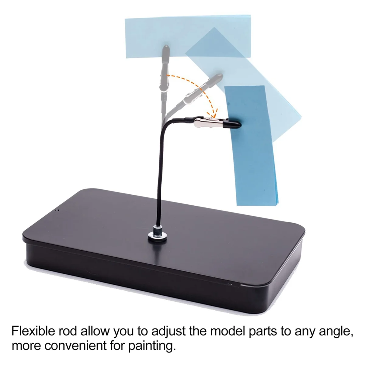Newest Model Painting Stand Base Holder and 12PCS Magnetic Bendable Alligator Clip Sticks Set Modeling Tools for Airbrush