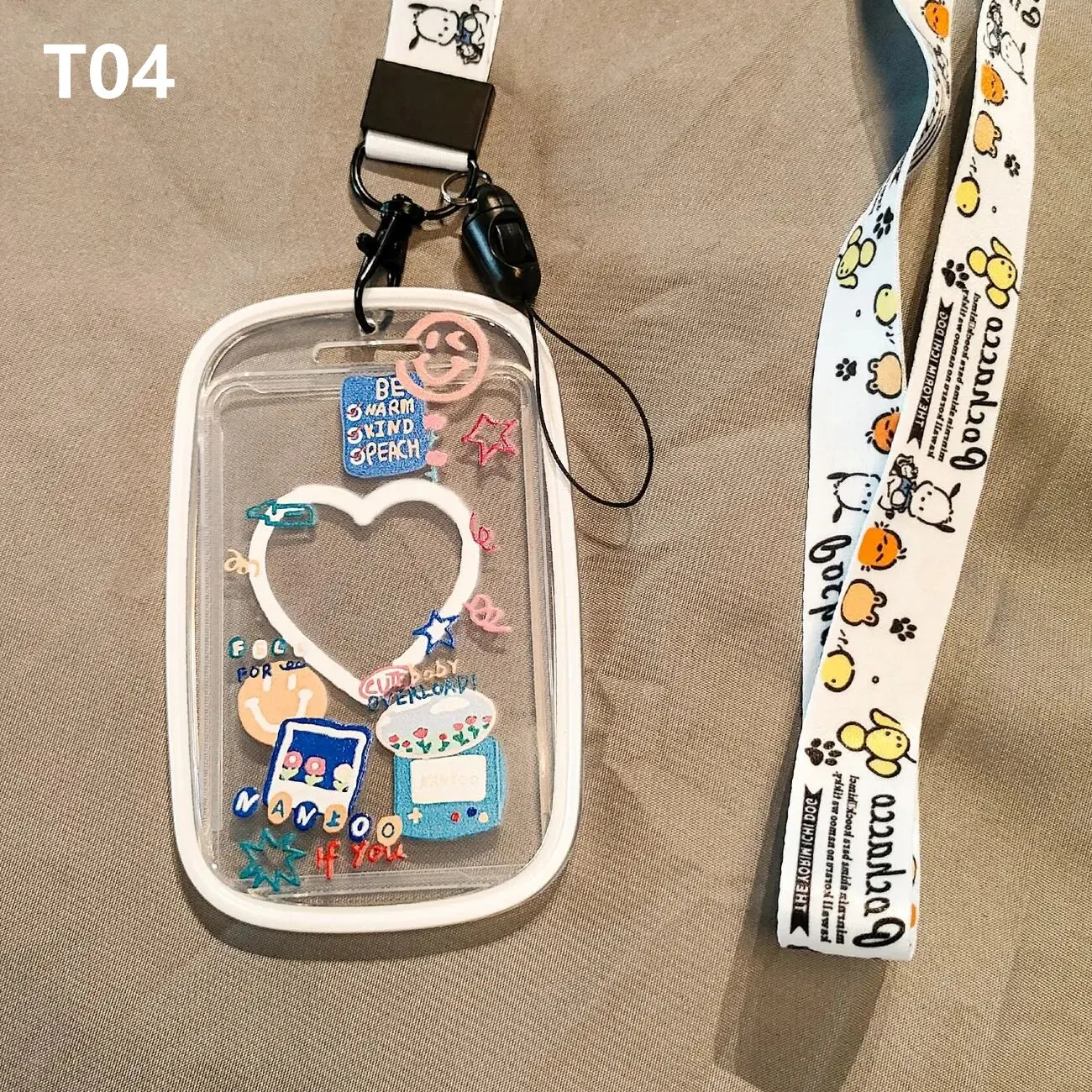 1PC ชุดบัตรรถบัส Campus การ์ดรถไฟใต้ดินการ์ดทํางานโรงงานยี่ห้อ Ins ชุดการ์ดอาหาร ID Card Pick-up และ Drop off การ์ด Protec