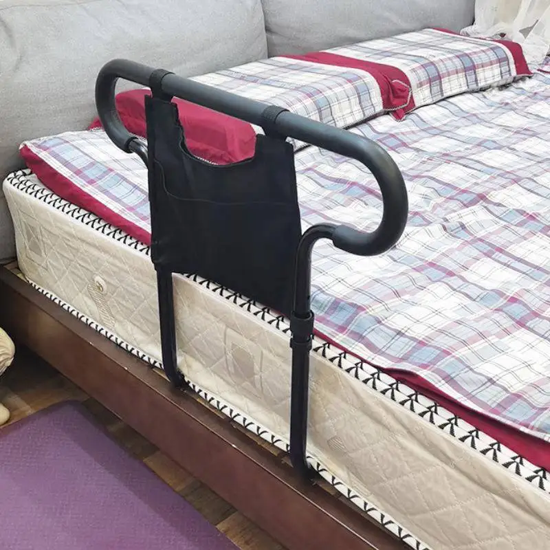 Storage Pocket Senior Bed Rails Safety Handrail Senior Bed Rails Side Handle Sbarra Letto Bambini Sicurezza Senior Furniture