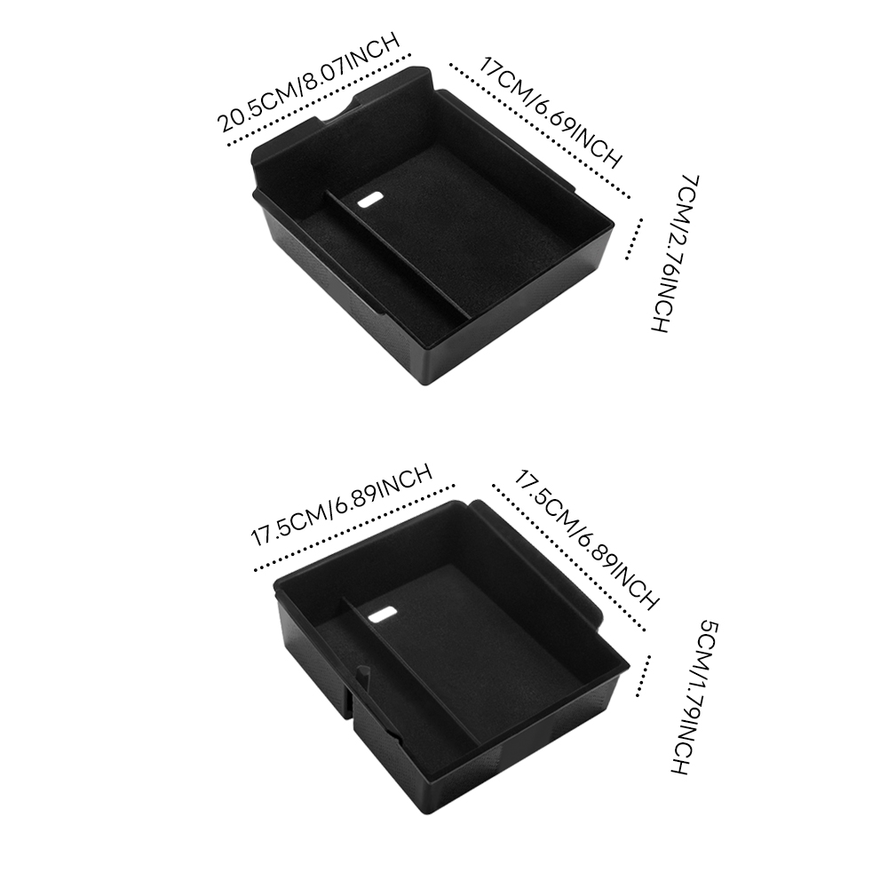 voor Tesla Model 3 Highland 2024 Console Armsteun Opbergdoos Interieur Organizer ABS Rubberen Pad of Massaal