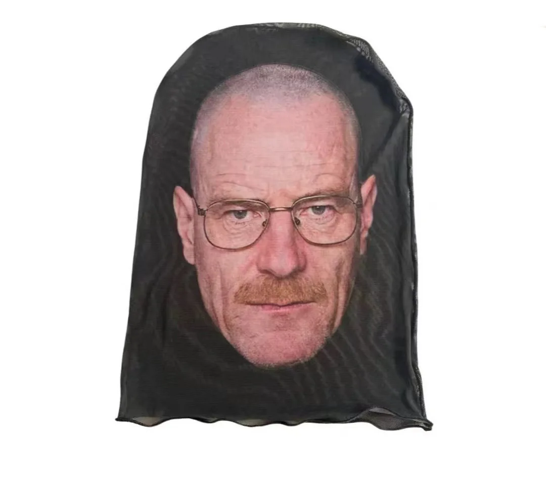 Full Face Visual Mesh Mask Party Horror Hood Simulation Kobe Mask Party Supplies Accs Cosplay Props Sunscreen Prevention