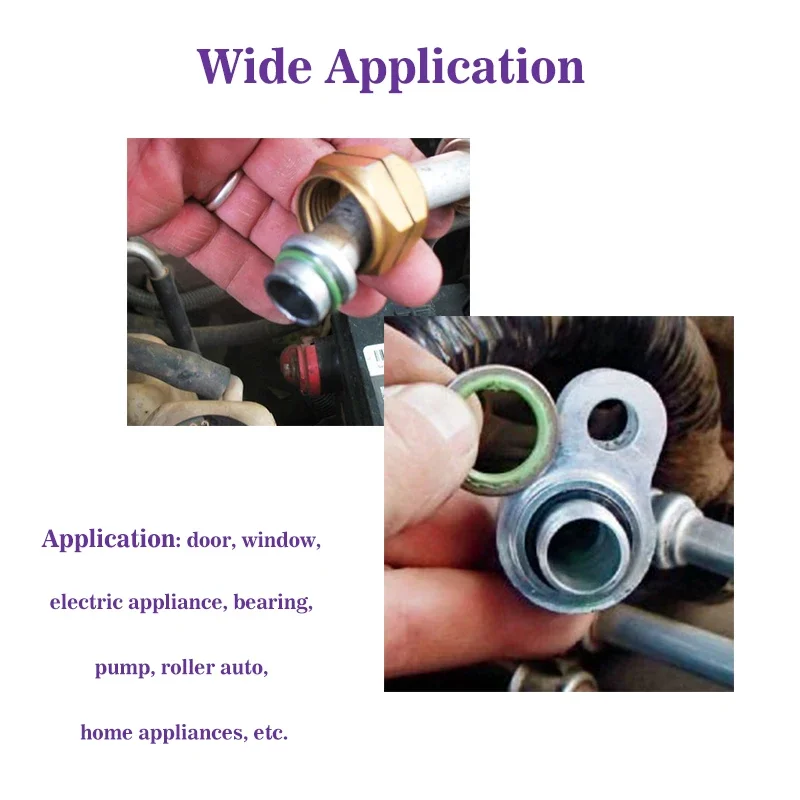 O Ring Set Dichtung Kit R134a R12 HNBR Gummi O-Ringe Sortiment Für Auto Automotive Klimaanlage A/C System Reparatur Werkzeug