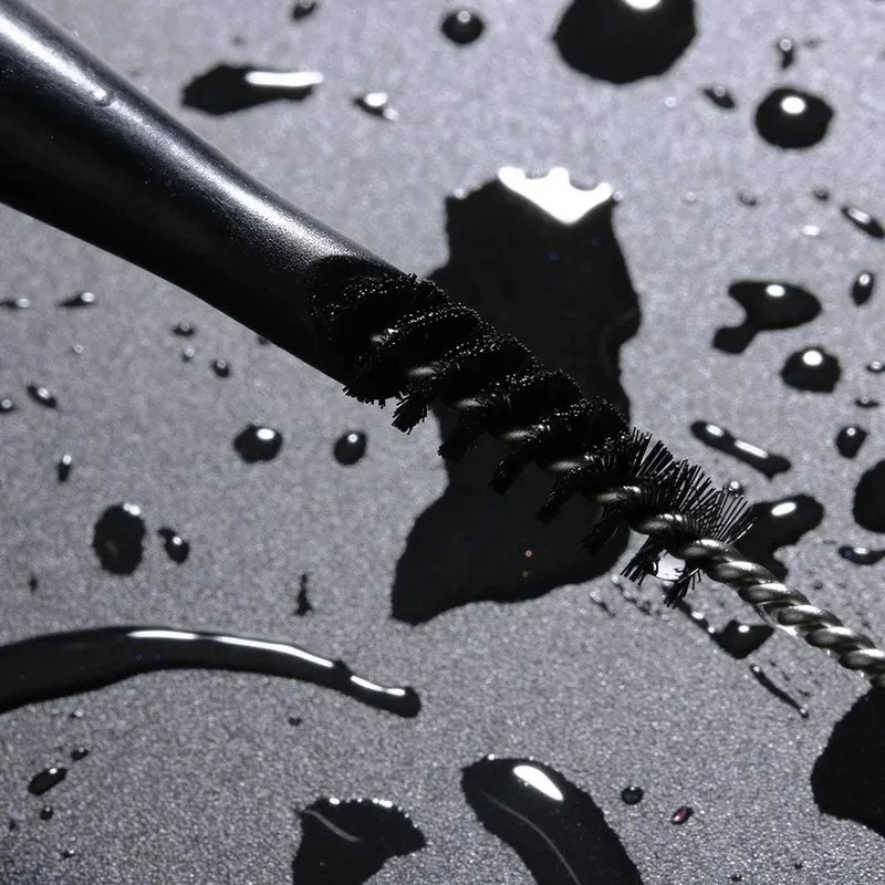 Multifunctional portable cleaning brush stainless steel gap cleaning tool. Household glass cleaning set.