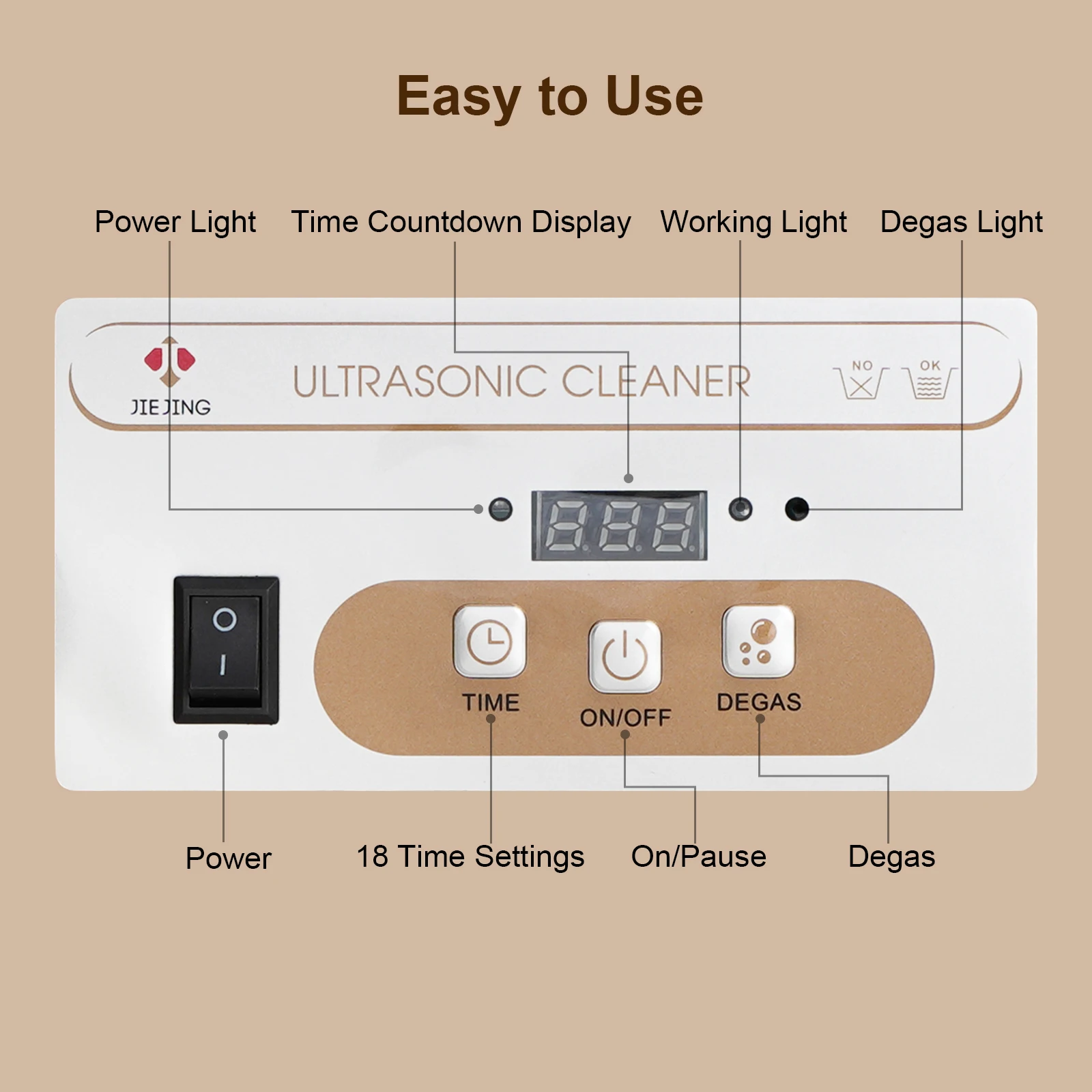 60W limpiador ultrasónico, 900mL tina ultrasonico, 40kHz ultrasonidos limpiador,  lavadora ultrasonica para piezas pequeñas, limpiador de joyas, limpiador de gafas, reloj