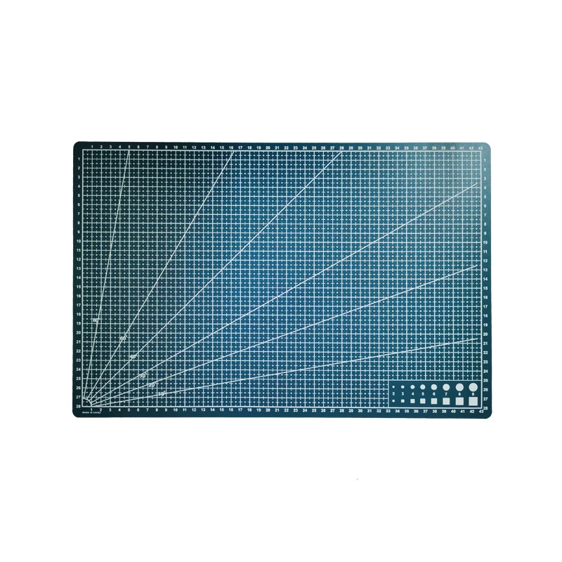 A3 Cutting Pad PVC Table Pad Leather Process Anti Cutting Double-Sided Carving Student DIY Process Self-Healing Pad 45×30x0.09cm