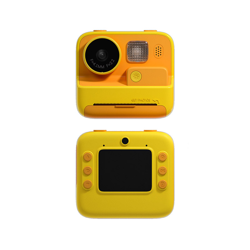 Câmera de impressão instantânea para crianças, câmera de vídeo com impressão, brinquedos infantis, presente de aniversário para meninas