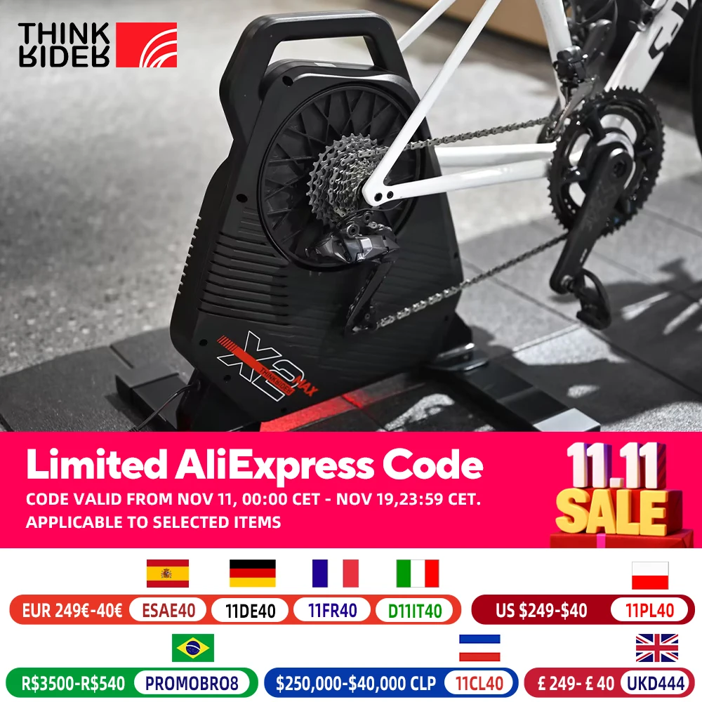 Thinkrider X2Max Smart Bike Trainer MTB Road Bicycle Built-in Power Meter home Trainer