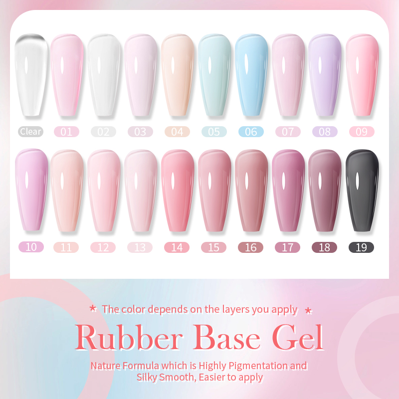 BORN PRETTY Mleczny różowy żel bazowy do paznokci Brokat 15ml Półtrwały lakier Soak Off Samopoziomujący żel UV LED