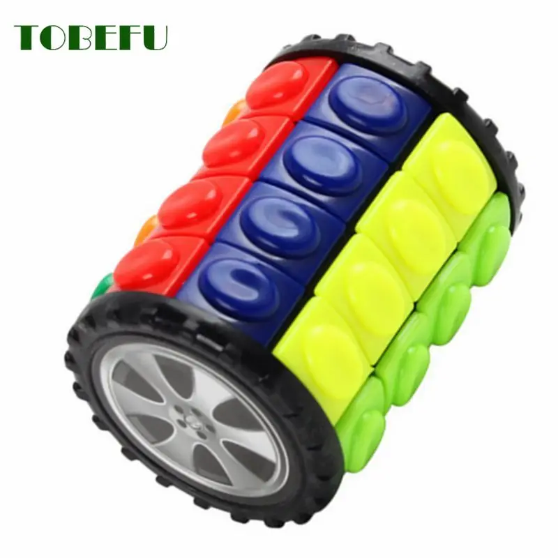 TOBEFU 3D Magic Corn Cube Tower ปริศนาความเร็ว Cube ล้อหมุนเกม Cubos ทรงกระบอกของเล่นเด็กของขวัญเพื่อการศึกษา