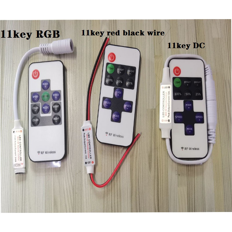 Mini 3/11/17/24/40/44 Schlüssel IR Fernbedienung Wireless Controller Wifi LED RGB Controller DC12V MIni Wif Für LED Streifen Licht 3528 5050 RGB