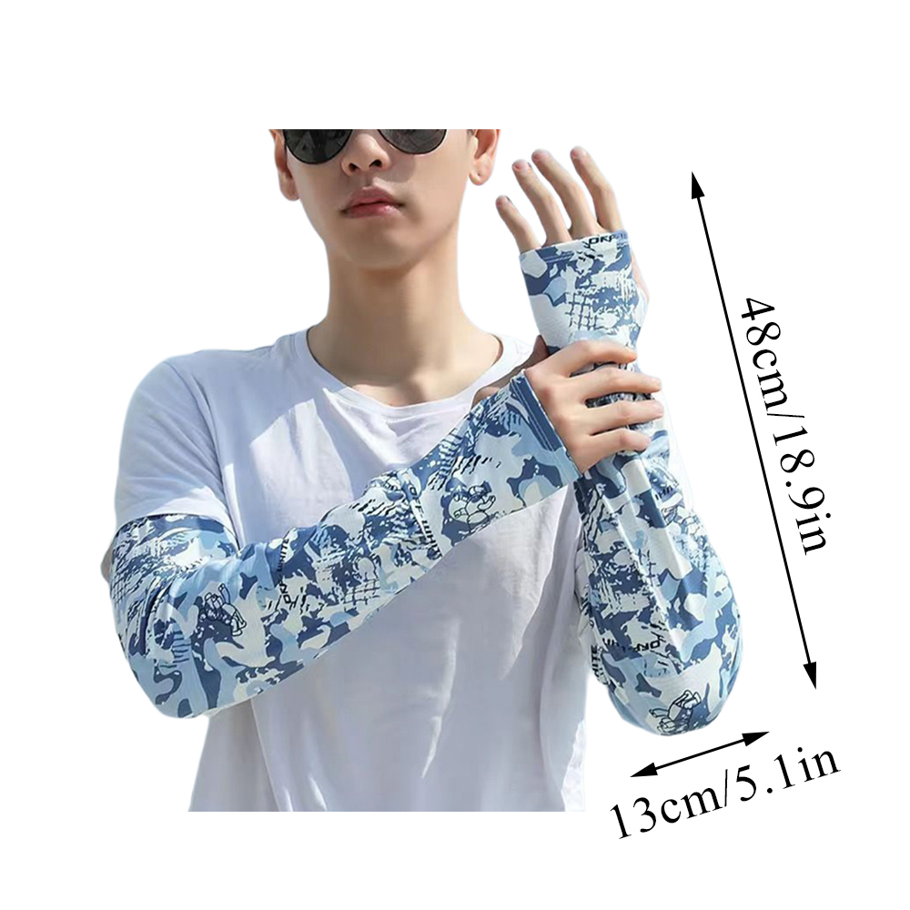 Verão Ice Silk Fingerless braço mangas, alta elástica, sem dedos, braço fresco, ao ar livre, proteção solar, punhos, equitação, pesca