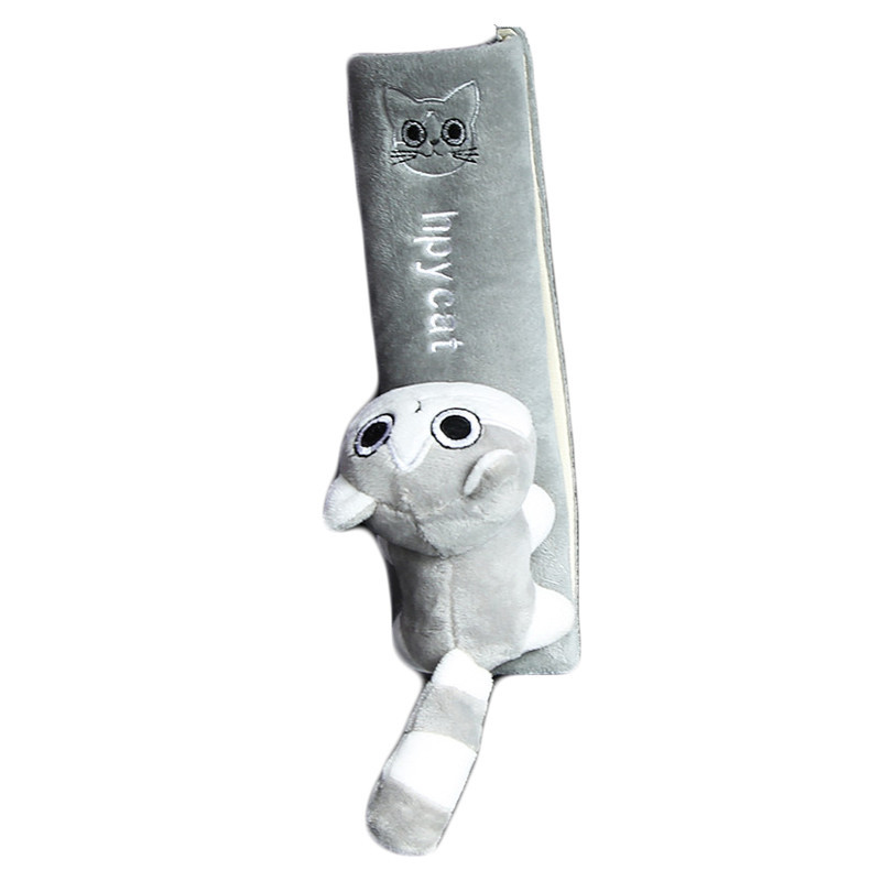 1 pçs almofadas de capa de cinto de segurança do carro universal auto couro do plutônio ombro almofada protetor alça de assento do veículo para mulheres e crianças