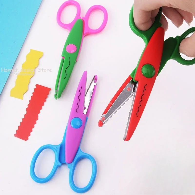 DIY Handmade Shear Paper Pinking Cut Handicraft Laciness Zig Zag Student Kid Creative Diary Craft Album Scrapbook Photo Scissor